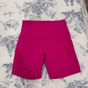 Lululemon Hot Pink Align High-Rise Short 6”
